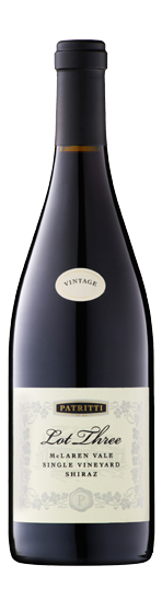 Patritti Wines Lot Three Single Vineyard McLaren Vale Shiraz 2021 McLaren Vale